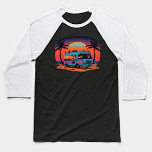 sunset traveling Baseball T-Shirt